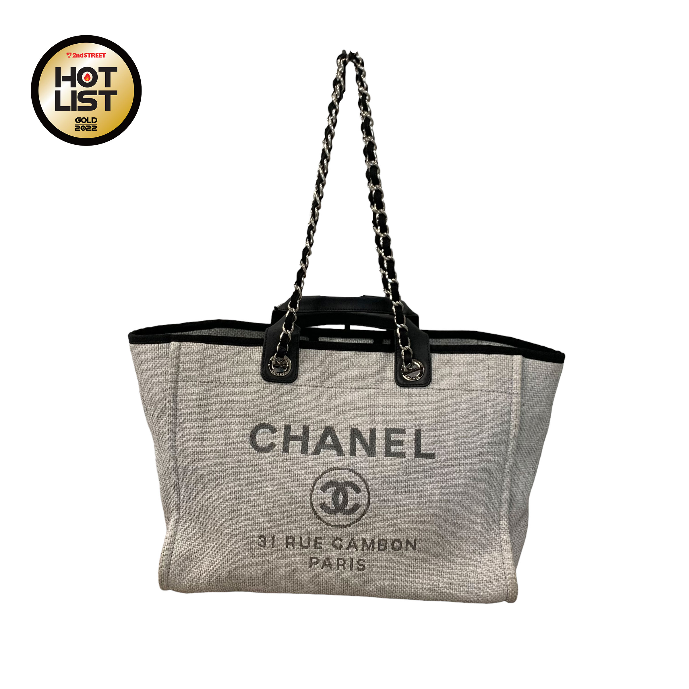 CHANEL Deauville Tote Bag