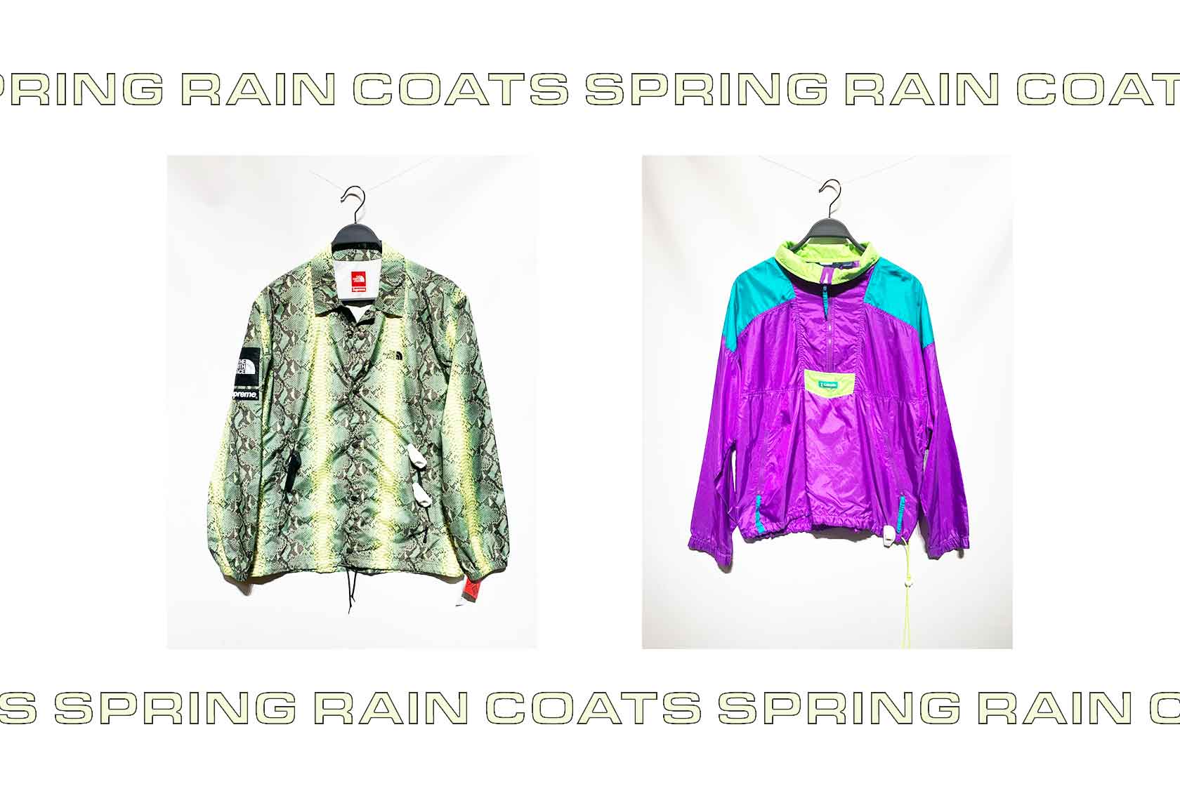 Spring store rain coats