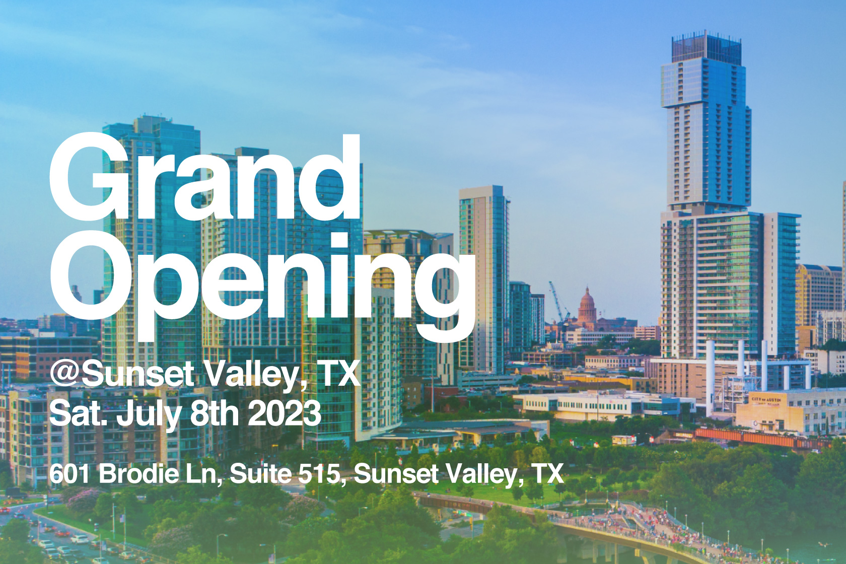 Sunset Valley Texas Grand Opening 2nd Street